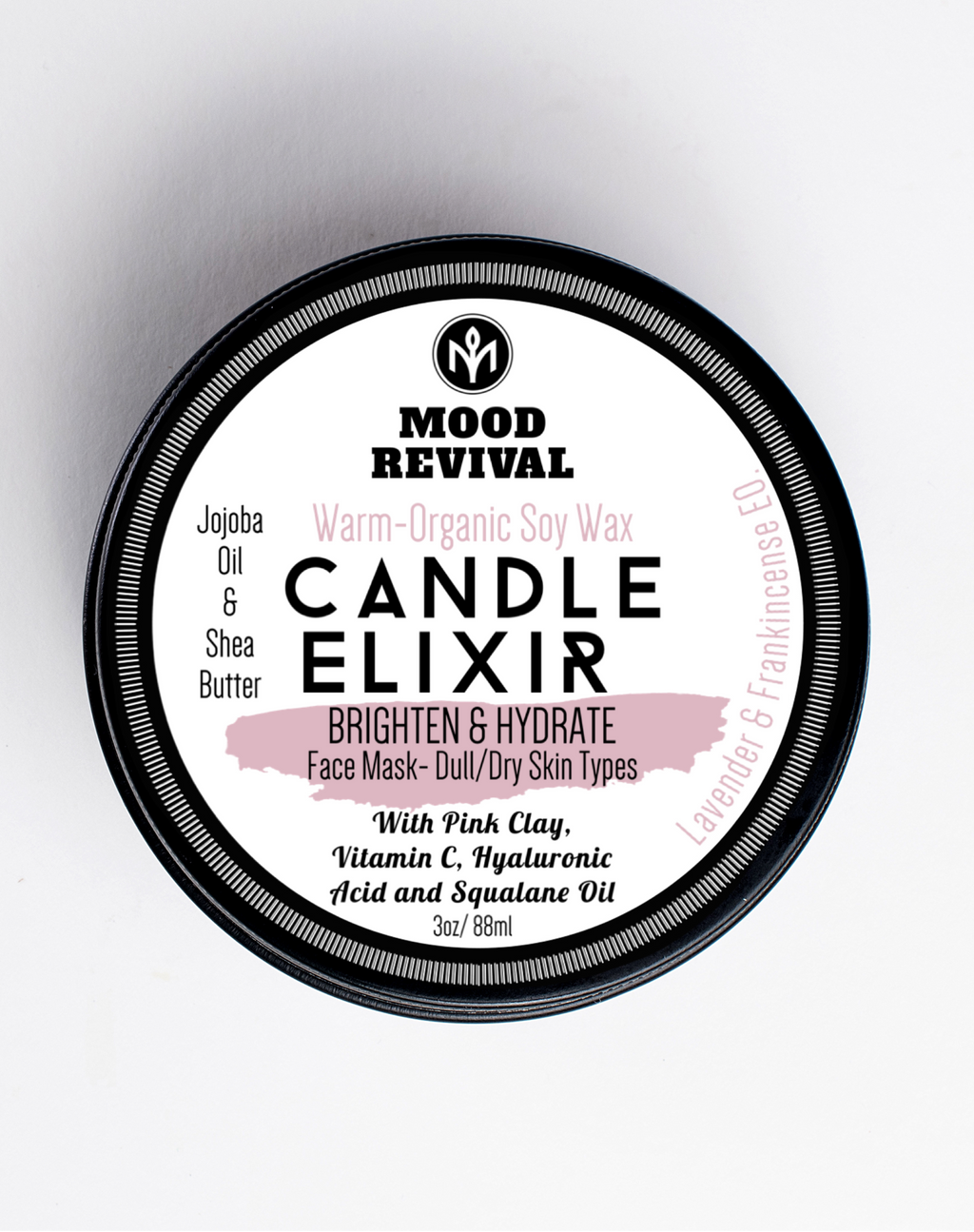 BRIGHTEN & HYDRATE Candle ELIXIR Face Mask