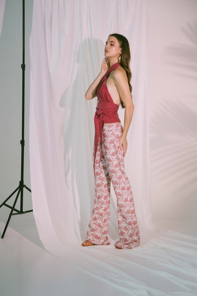Plato Trousers in Canyon Rose