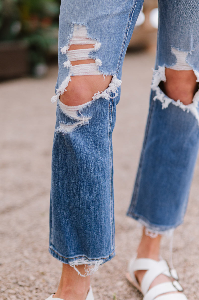 Live for This Distressed Jeans