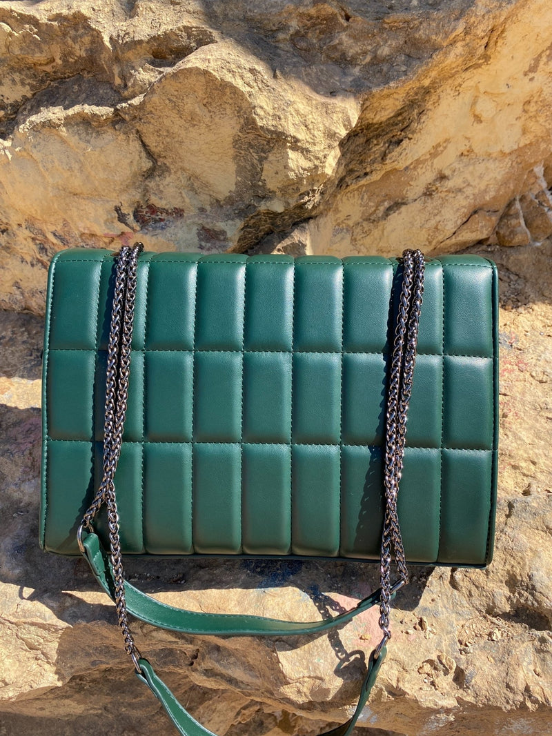 Quilted Chain Strap Shoulder Bag from Spain