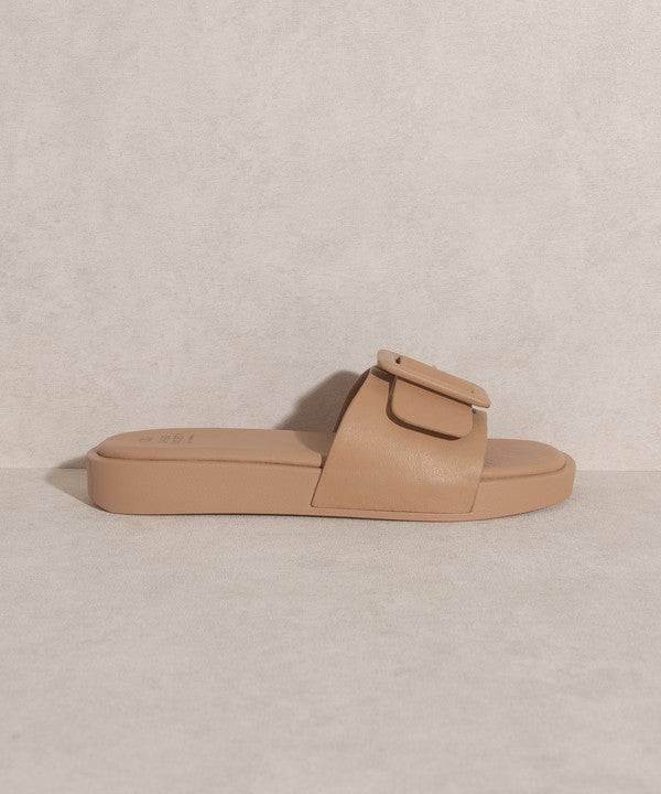 OASIS SOCIETY Daisy - Single Buckle Slide Sandals