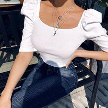 V Neck Short Sleeve Bodysuit Jumpsuit Tops