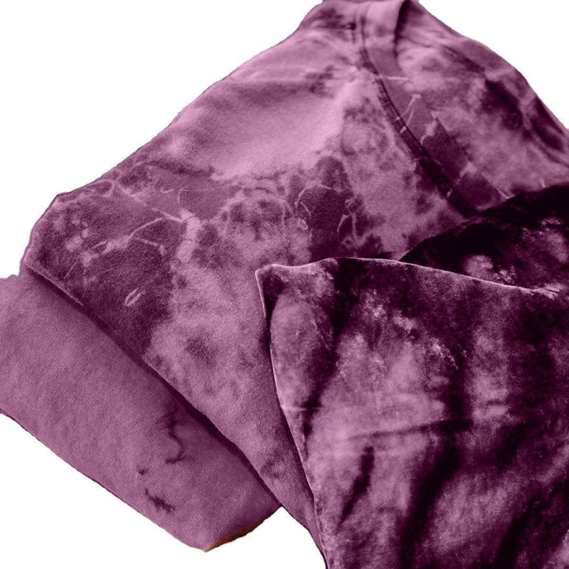 Purple Tie-dye Long Sleeve Tracksuit