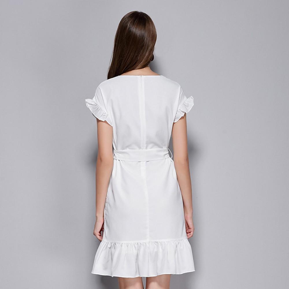 White A Line Dress