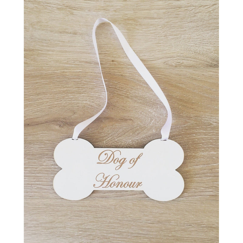 Dog of Honour Wedding Sign