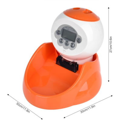 Seat electric feeder pet automatic eating device cat and dog timing
