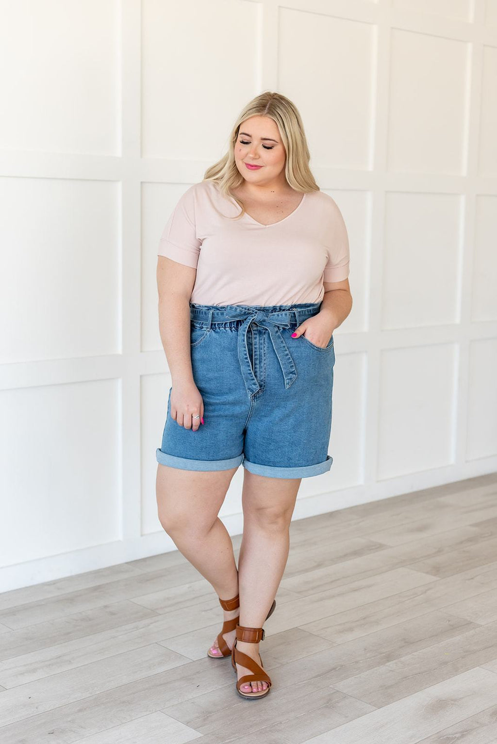 Go With It Paperbag Shorts