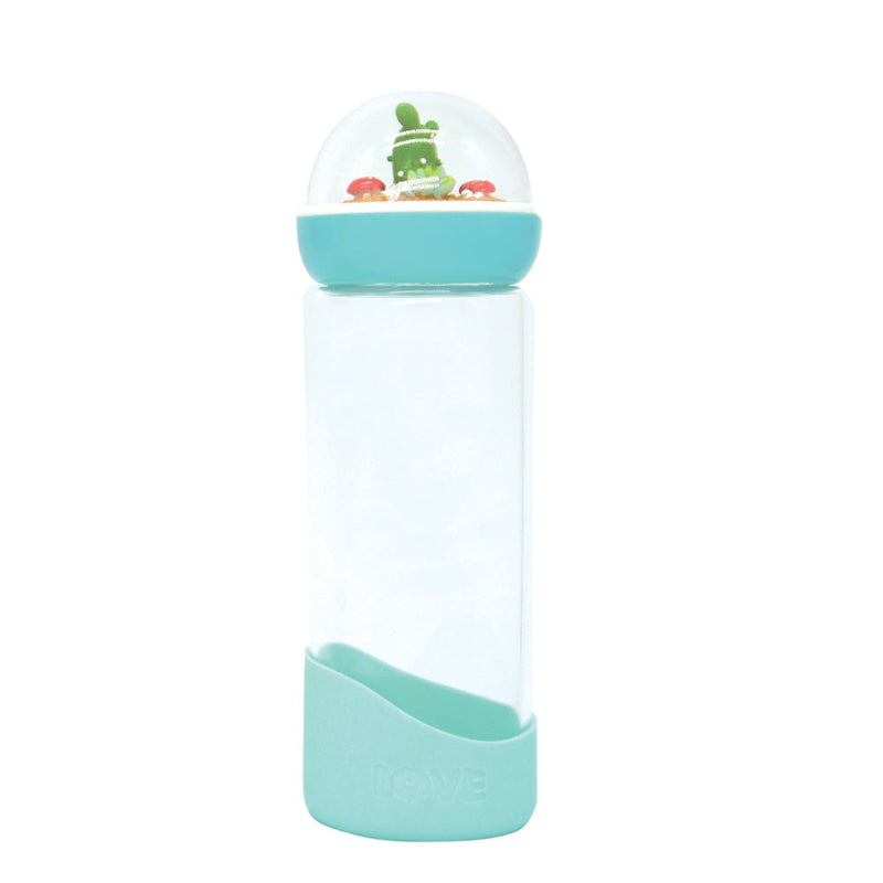 Cactus Glass Water Bottle