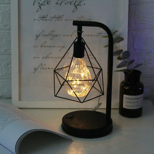 LED wrought iron lamp