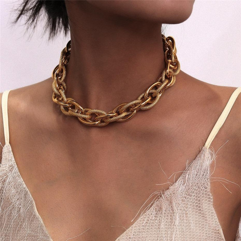 Long Line Chunky Necklace