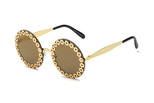 Azariah Retro Vintage round Sunglasses