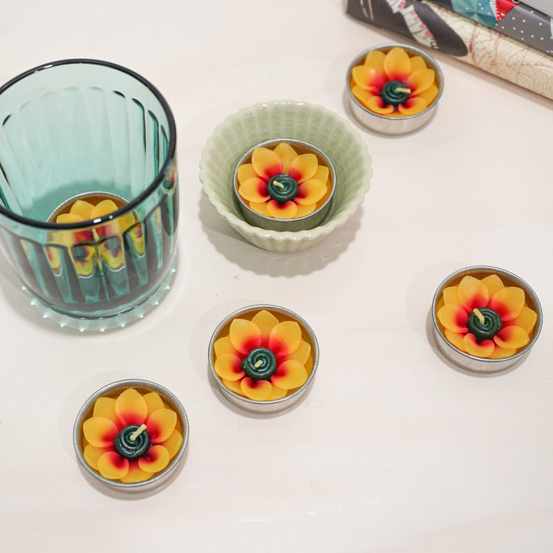Sunflower Scented Tealights Candles