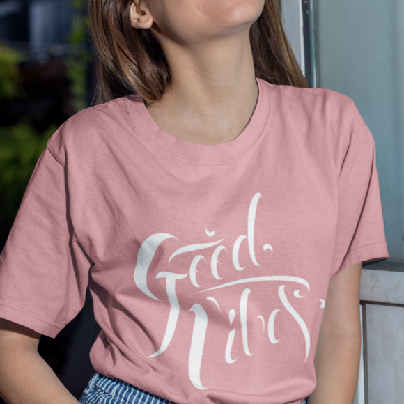 Good Vibes Pink  Girls T-shirt