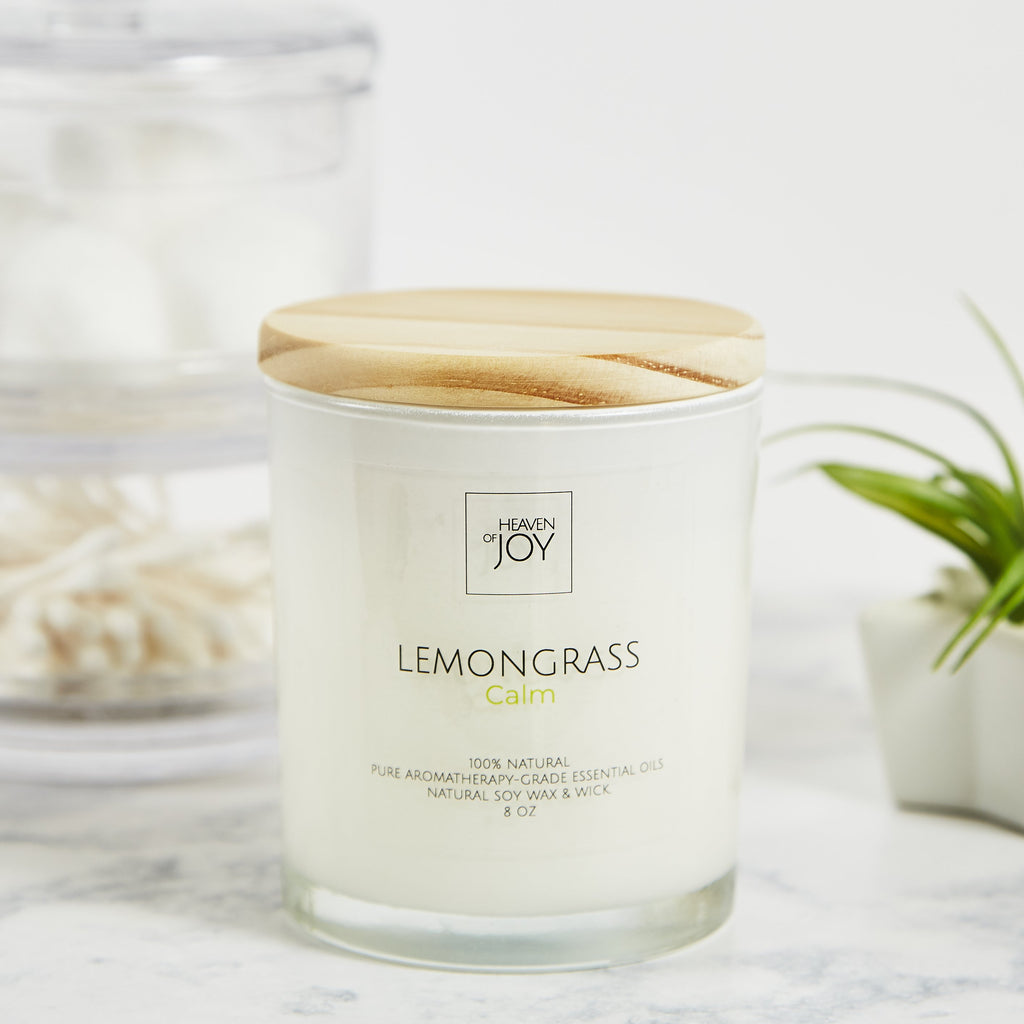 100% Natural Lemongrass Candle