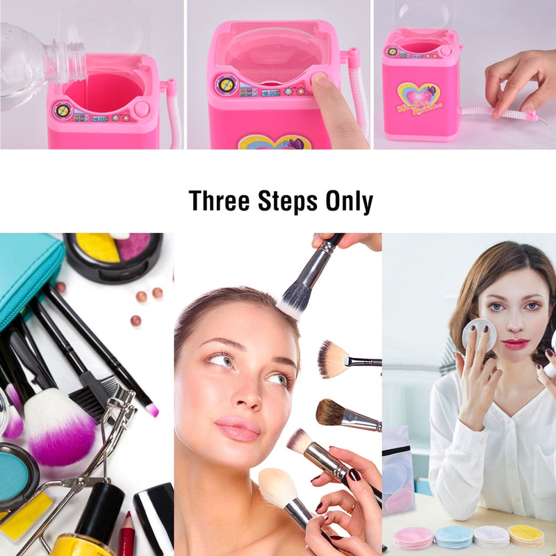 Mini Makeup Brush Cleaning Electric Cleaner