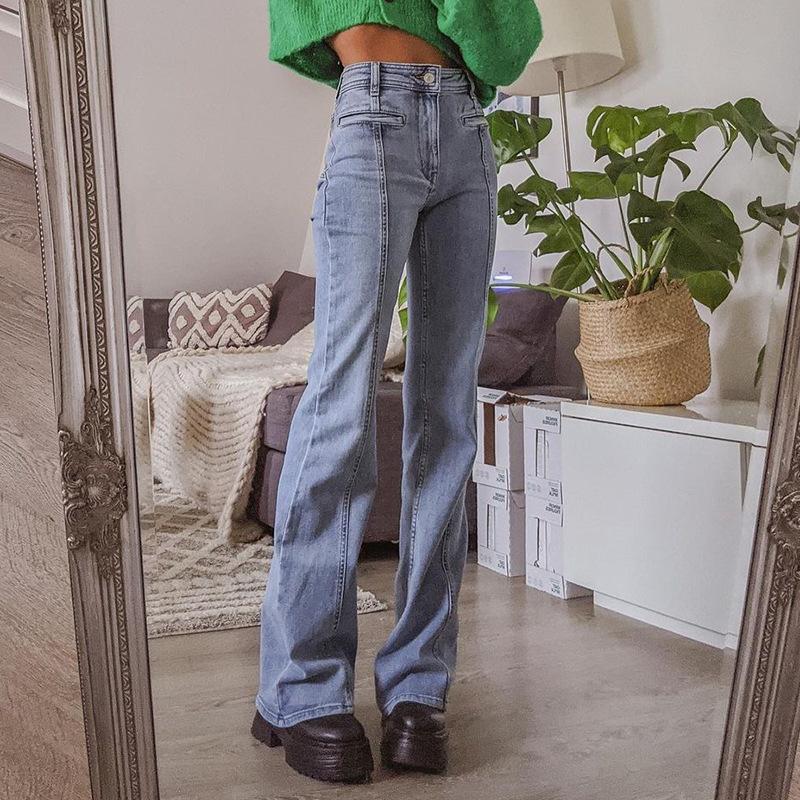 Vintage Star Loose Straight Denim Jeans Pants