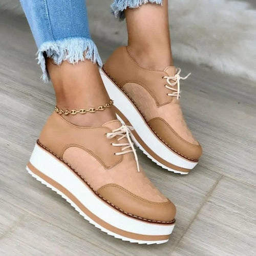 Autumn Women's Sneakers Tennis Thick Sole Vulcanized Shoes