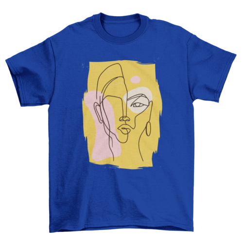 Abstract woman t-shirt