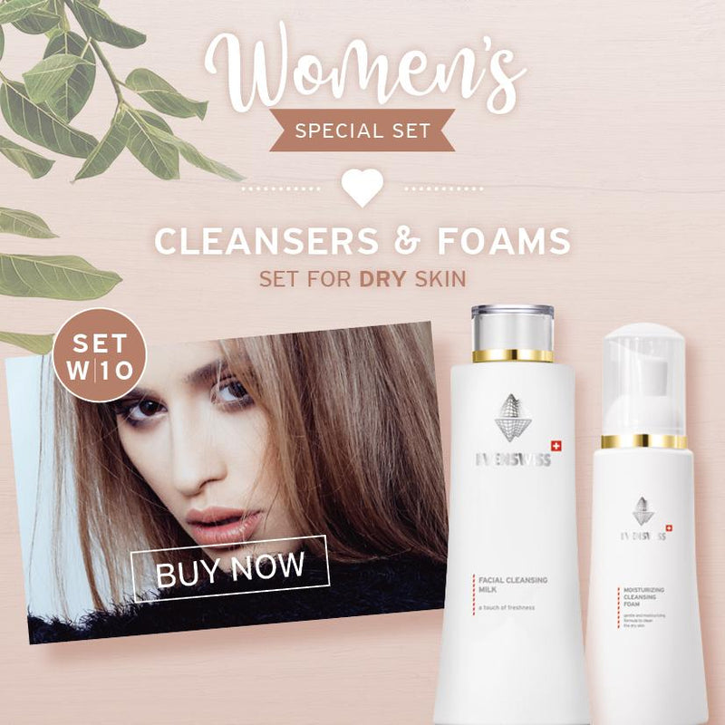 Set Of Cleansers & Foams -for dry skin from Switzerland