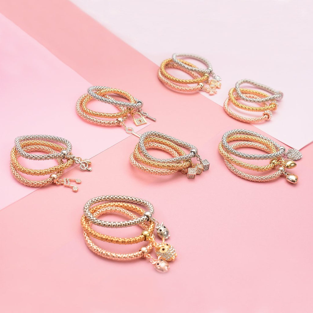Loving set of 3 Bracelets