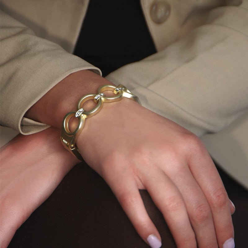 Matte Gold Loopsy Bracelet