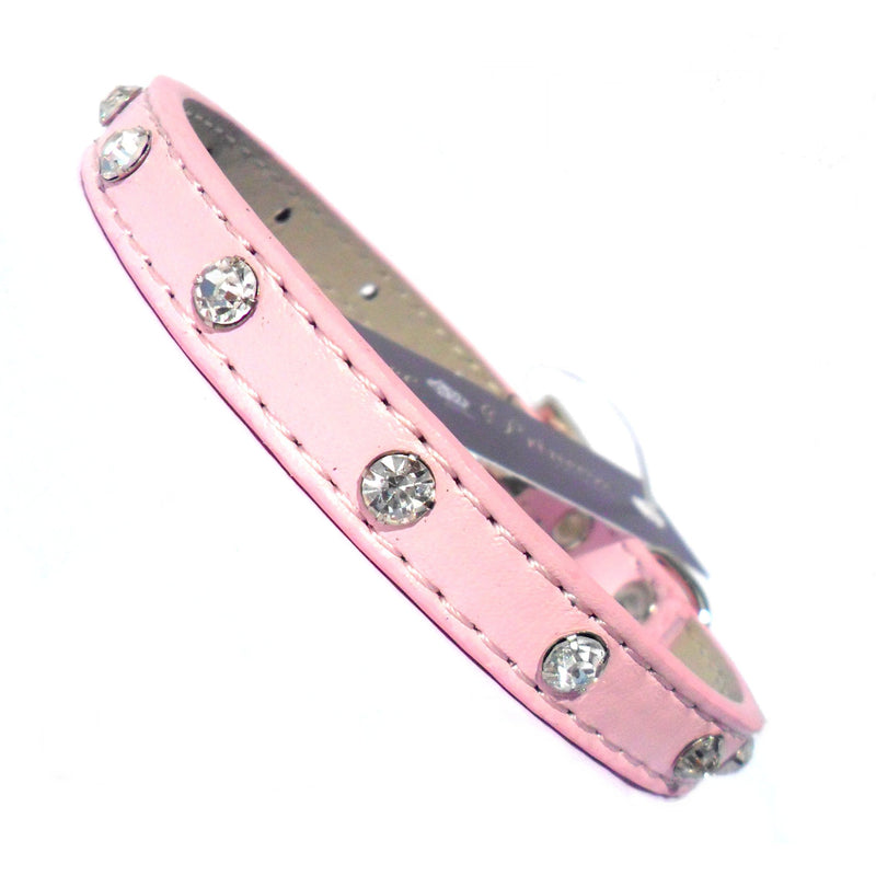 Baby Diamante Collar - Pink