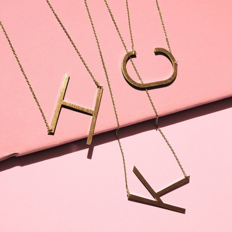 Monogram Collection Initial Necklace