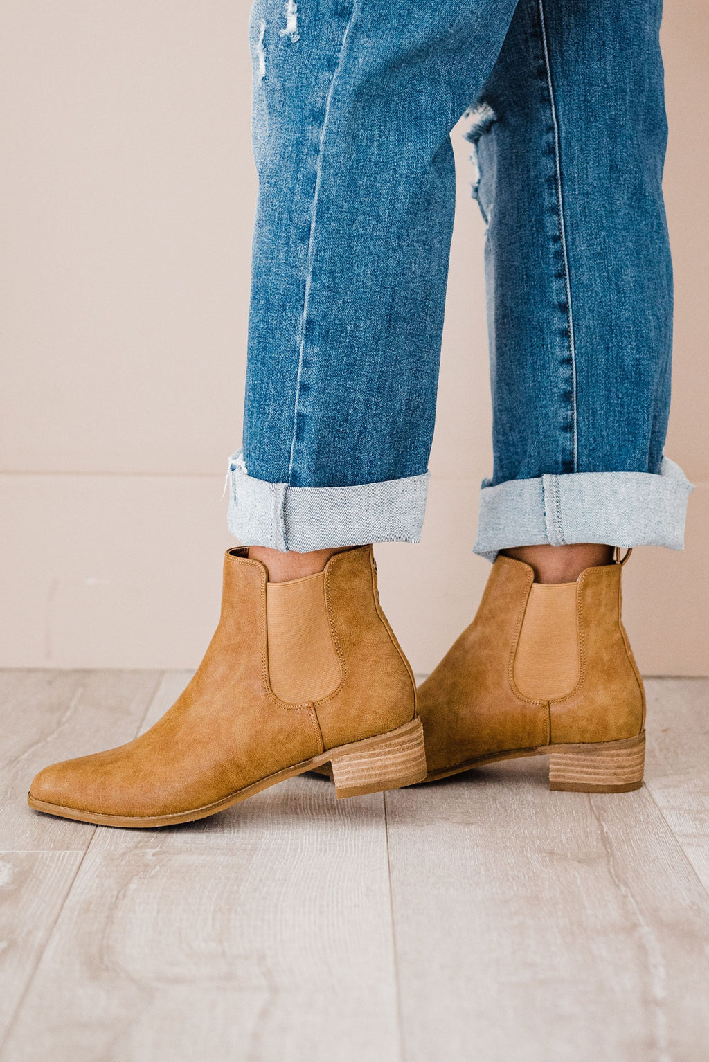 Everyday Bootie- Camel