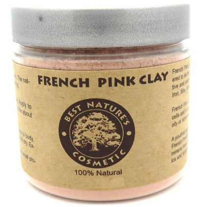French Pink Clay. Delicately cleanse the skin,