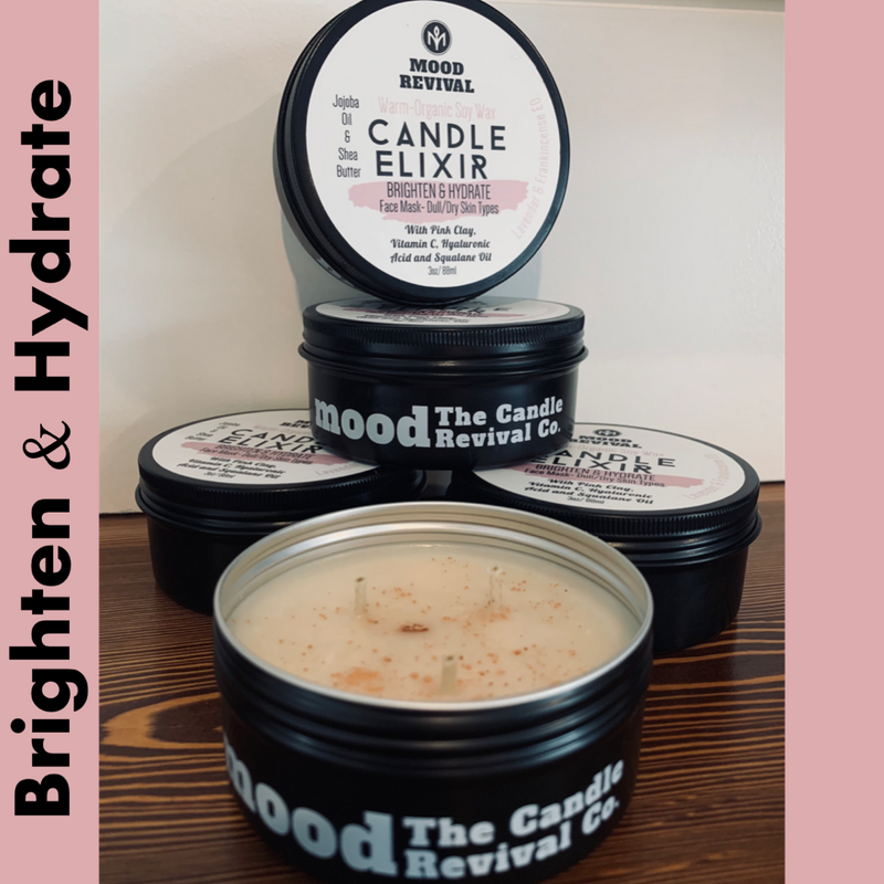 BRIGHTEN & HYDRATE Candle ELIXIR Face Mask