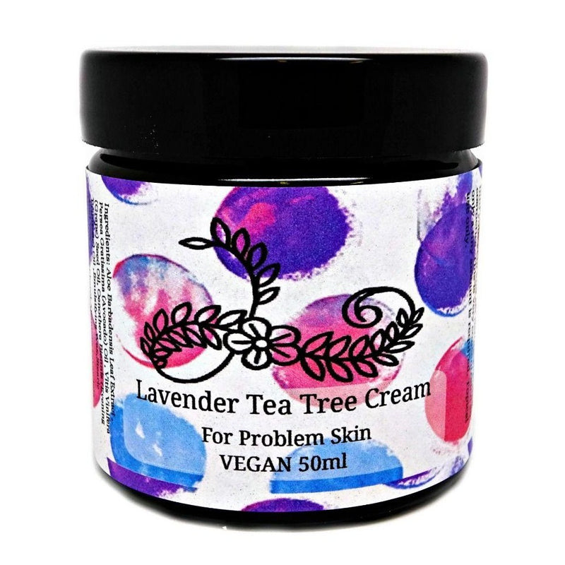 Lavender Tea Tree Clarifying/Acne Skin Cream - Vegan friendly