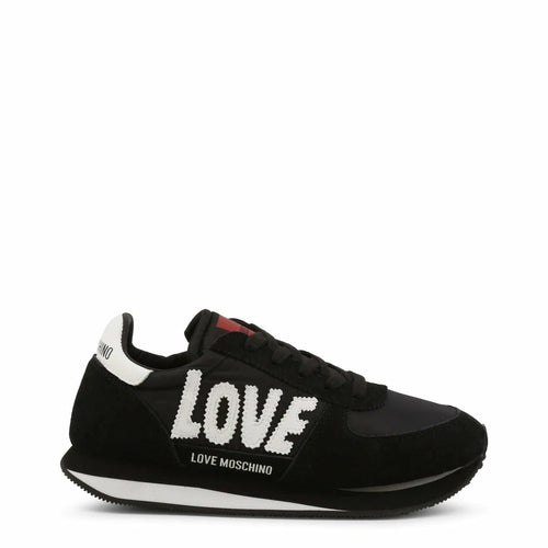 Love Moschino Black Suede Sneakers