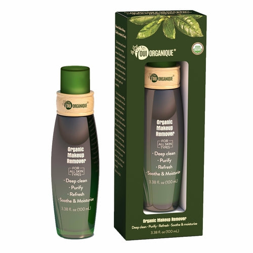 Certified Organic Makeup Remover for sensitive skin eye face green tea