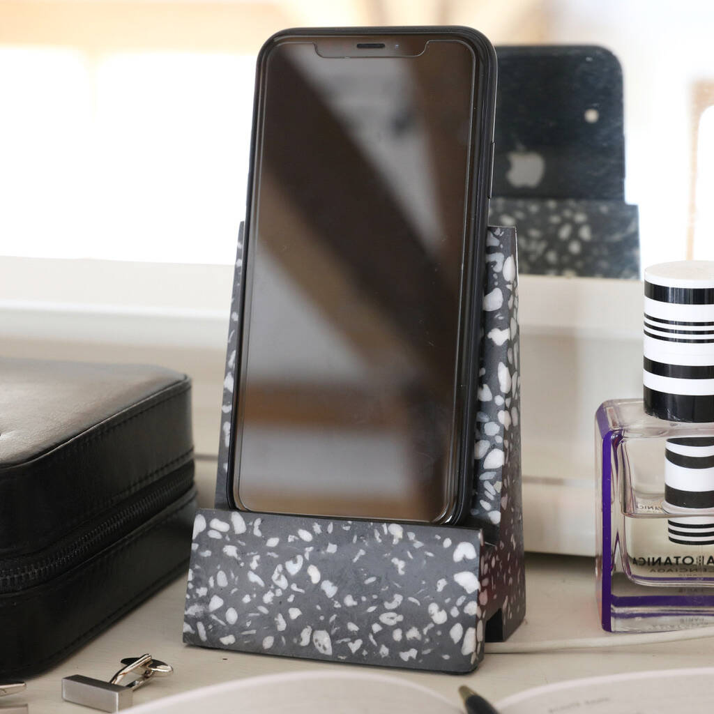 Terrazzo Phone Stand