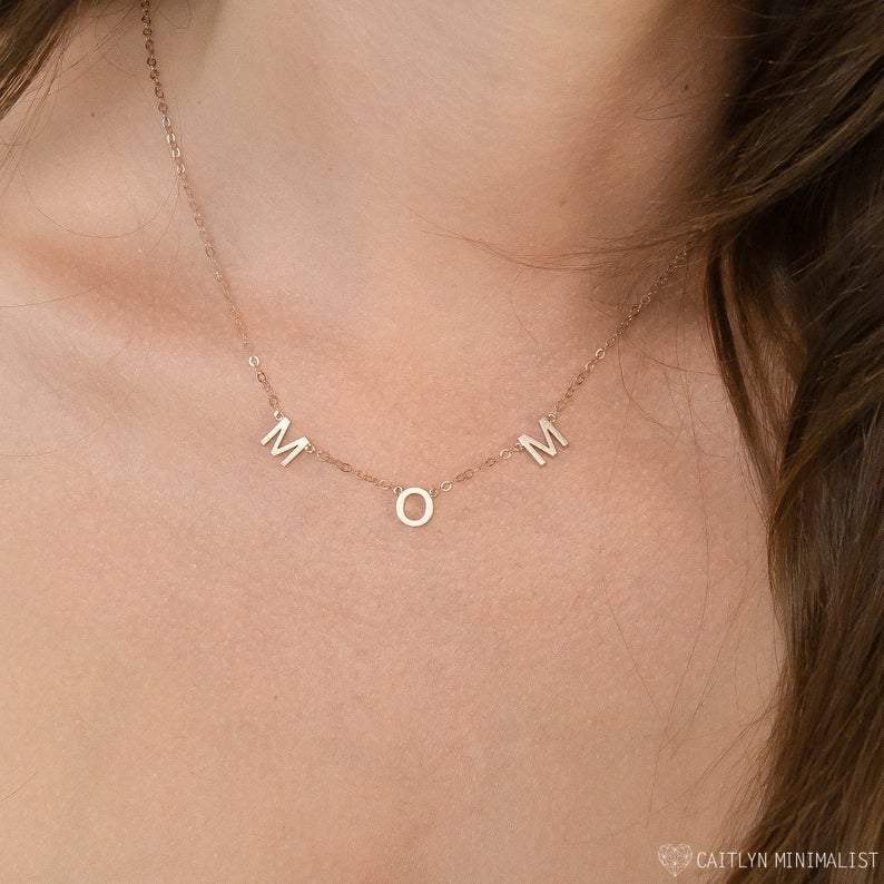 Letters Necklace for Women Custom Jewelry Stainless Steel Custom Name
