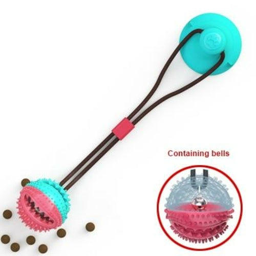 Pet Dog Toys Silicon Suction Cup Tug dog toy Dogs Push Ball Toy Pet