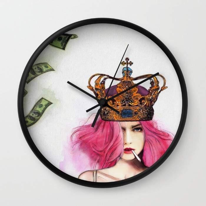 Queen Bitch Wall clock