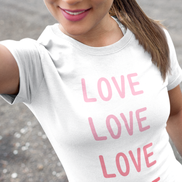 Love Love Love Women T-shirt