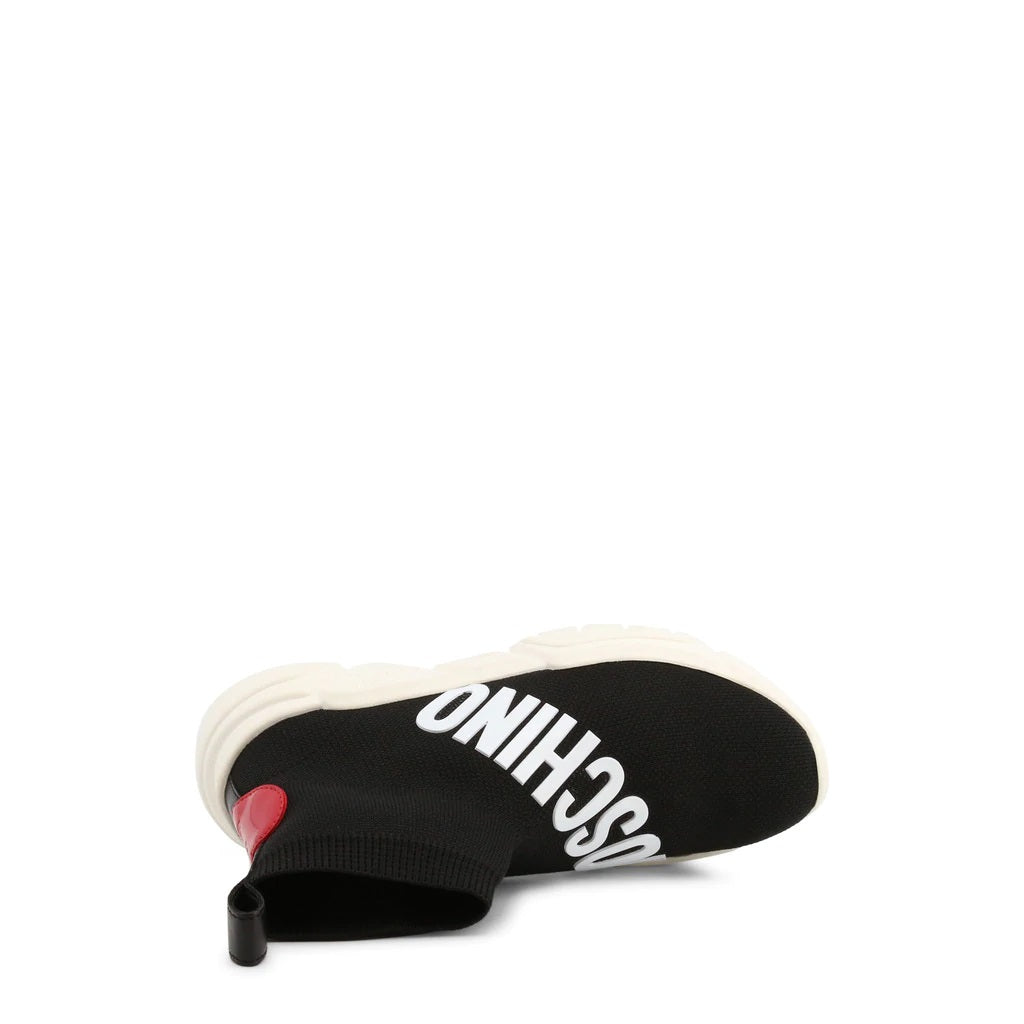 Love Moschino High Top Logo Sock Sneakers