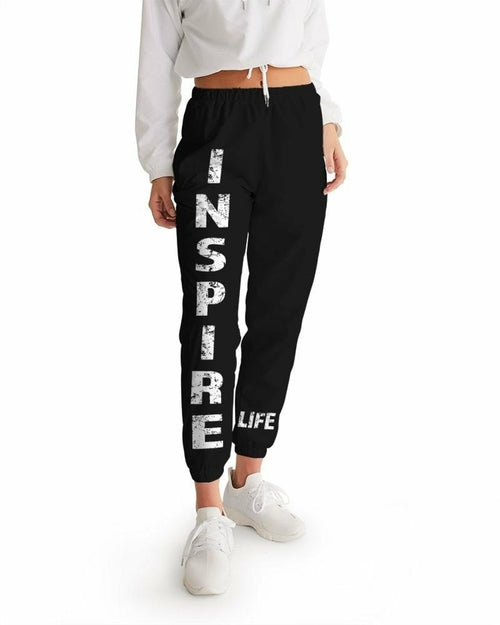 Track Pants, "Inspire" Graphic Text Design